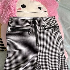 Urban Outfitters Checkered Black and White Pants